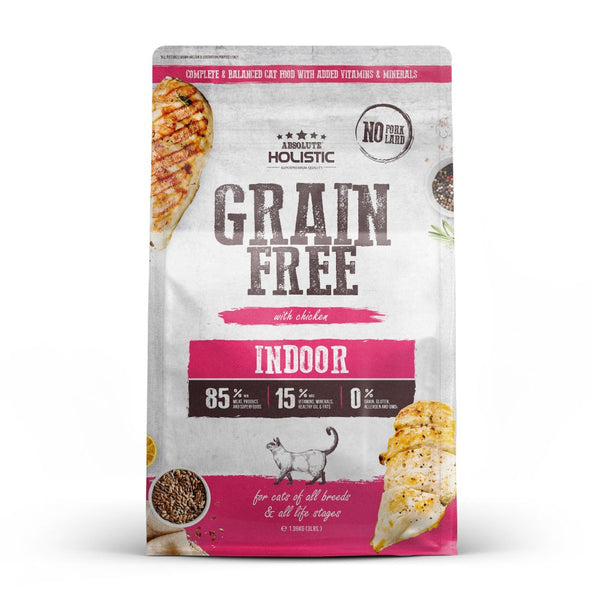 Absolute Holistic Grain-Free Indoor Dry Cat Food (2 Sizes)