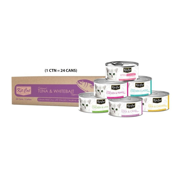 [10 FOR $228] Kit Cat Assorted Jelly Wet Cat Food, 80g x 24