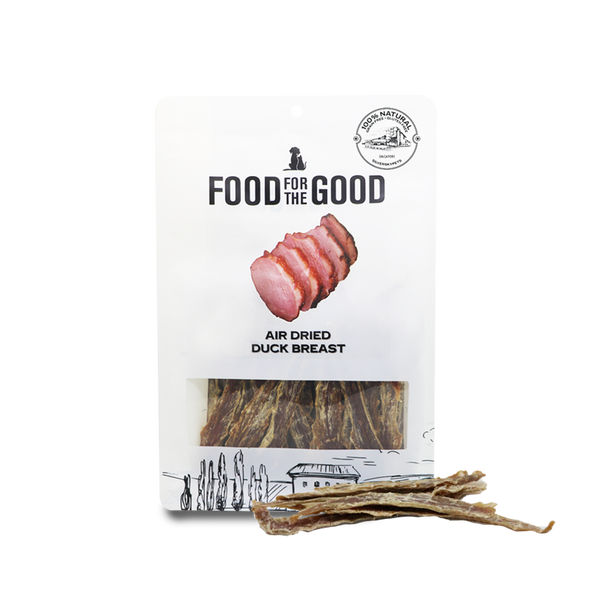 Food For The Good Air-Dried Duck Breast Pet Treats, 300g