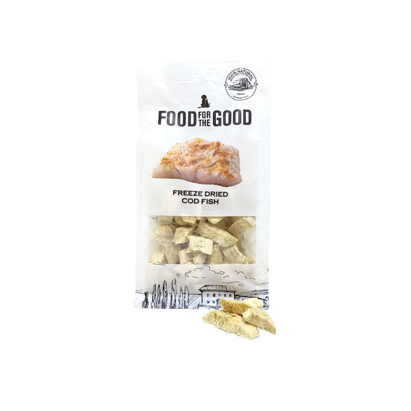 Food For The Good  Freeze Dried Cod Fish Pet Treats, 50g