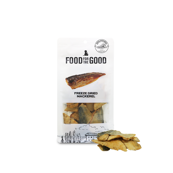 Food For The Good Freeze-Dried Mackerel Pet Treats, 70g