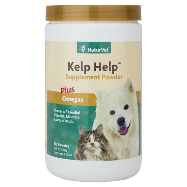 Naturvet Kelp Help Plus Omegas Powder Pet Supplement, 1 lb.