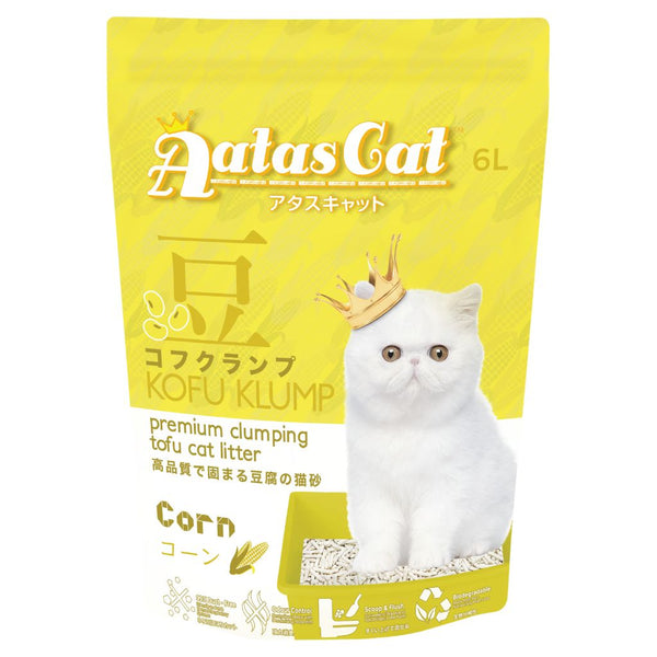 Aatas Cat Kofu Klump Corn Tofu Cat Litter, 6L
