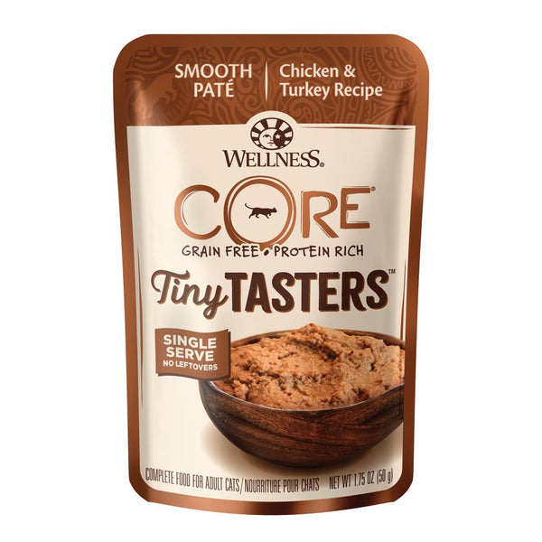 Wellness Core Tiny Tasters Chicken & Turkey Wet Cat Food, 50g