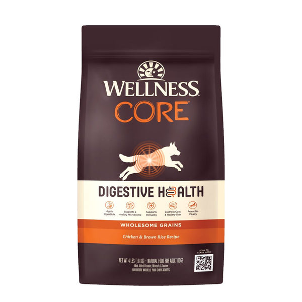 Wellness CORE Digestive Health Chicken & Brown Rice Recipe Dry Dog Food (2 Sizes)
