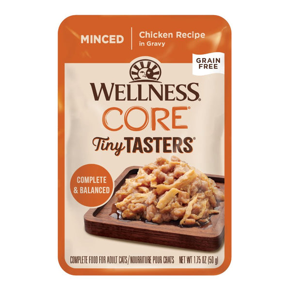 Wellness Core Tiny Tasters Minced Chicken Wet Cat Food, 50g