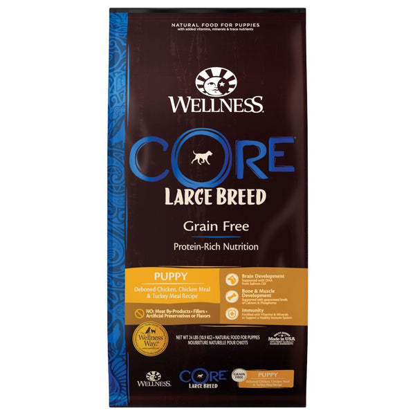 Wellness CORE Large Breed Puppy Dry Dog Food, 13.6kg