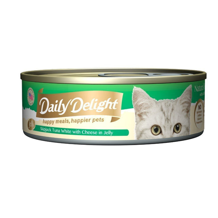 Copy of [24 FOR $24]: Daily Delight Skipjack Tuna in Jelly Wet Cat Food, 80g.Happy Hoomans 