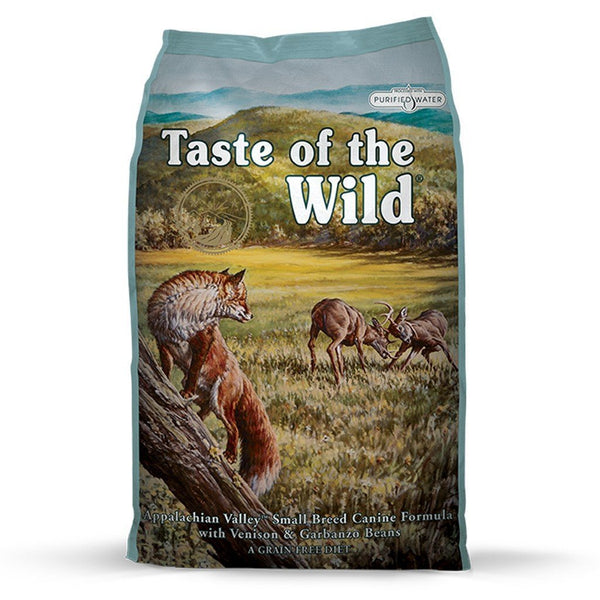 Taste Of The Wild Appalachian Valley Small Breed Canine Recipe Dry Dog Food - Venison & Garbanzo (2 Sizes) - Happy Hoomans