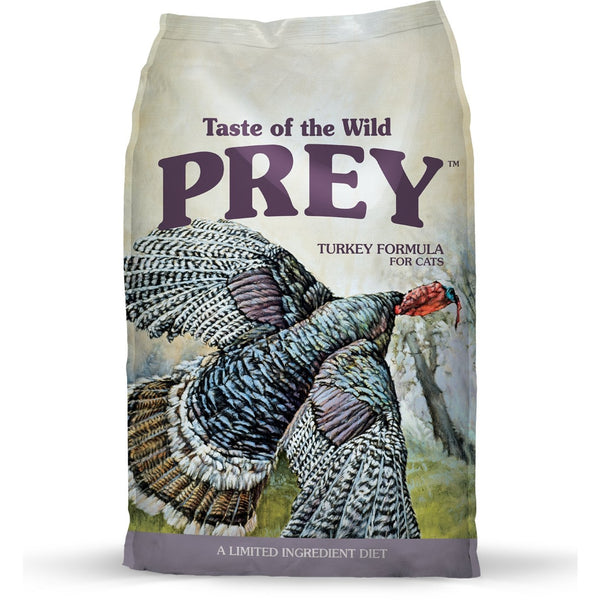 Taste Of The Wild PREY Turkey Limited Ingredient Formula Dry Cat Food (2 Sizes) - Happy Hoomans
