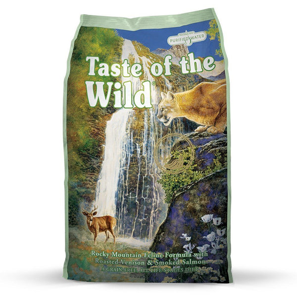 Taste Of The Wild Rocky Mountain Roasted Venison Recipe Dry Cat Food (2 Sizes) - Happy Hoomans