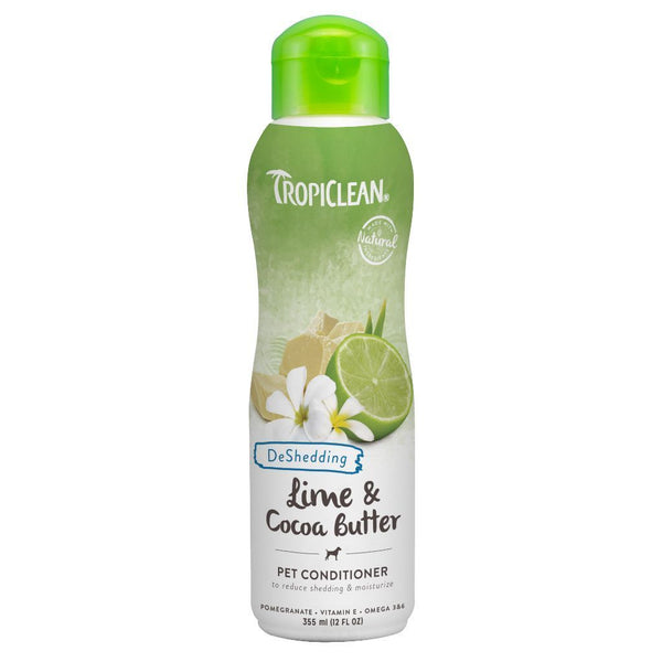 Tropiclean Lime & Cocoa Butter Pet Conditioner, 12oz - Happy Hoomans