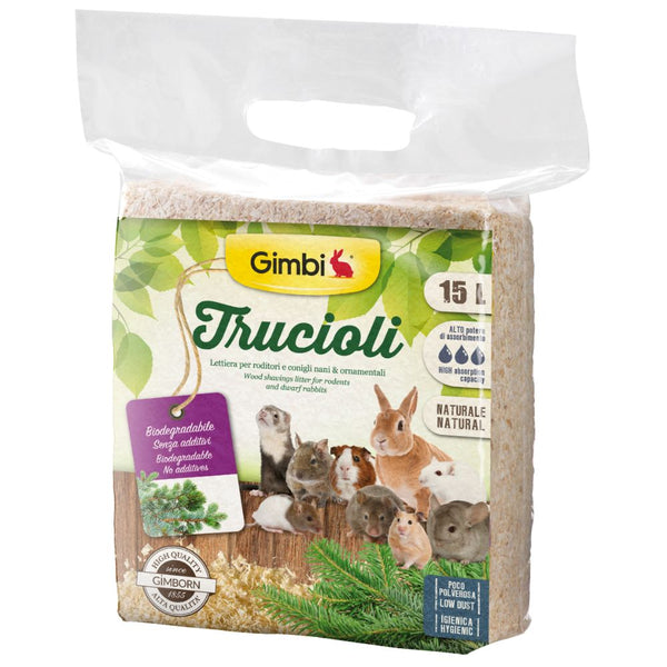 Gimbi Low-Dust Wood Shaving Litter Bedding for Small Animals (2 Sizes)