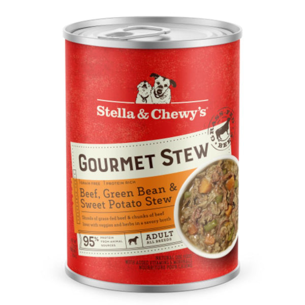Stella & Chewy's Gourmet Stew Beef, Green Bean & Sweet Potato Stew Wet Dog Food, 12.5oz