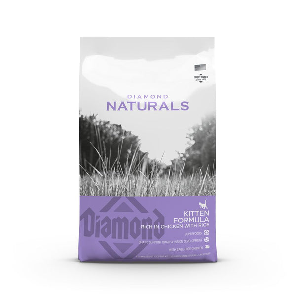 Diamond Naturals Indoor Kitten Dry Food, 3kg
