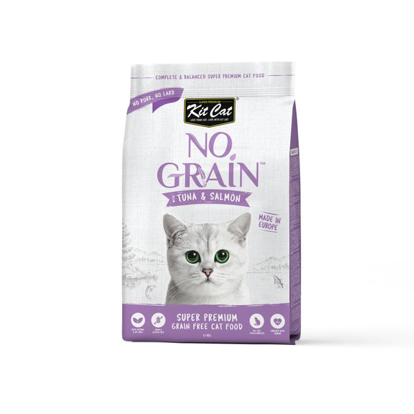 Kit Cat No Grain Tuna & Salmon Dry Cat Food (2 Sizes)