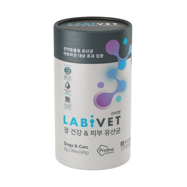 Labivet Skin + Gut Health Probiotics Pet Supplement, 60g