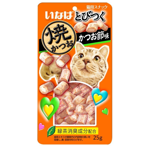 [25% OFF] Ciao Soft Bits Mix Tuna & Chicken Fillet Dried Bonito Flavor Cat Treats, 25g - Happy Hoomans