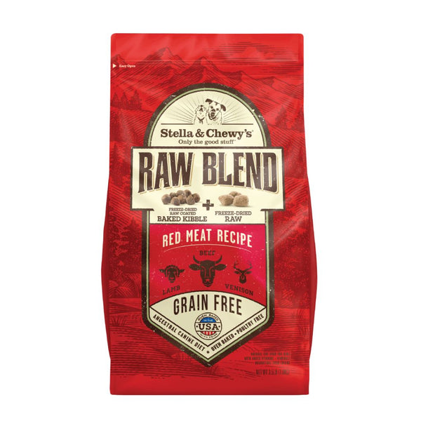 Stella & Chewy's Raw Blend Red Meat Recipe Baked Kibble Dry Dog Food (2 Sizes)