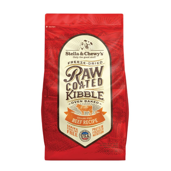 Stella & Chewy's Freeze-Dried Raw Coated Kibble Beef Dry Dog Food (2 Sizes)