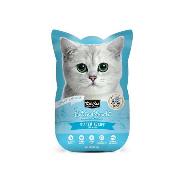 Kit Cat Petite Pouch Kitten Tuna in Aspic Wet Cat Food, 70g