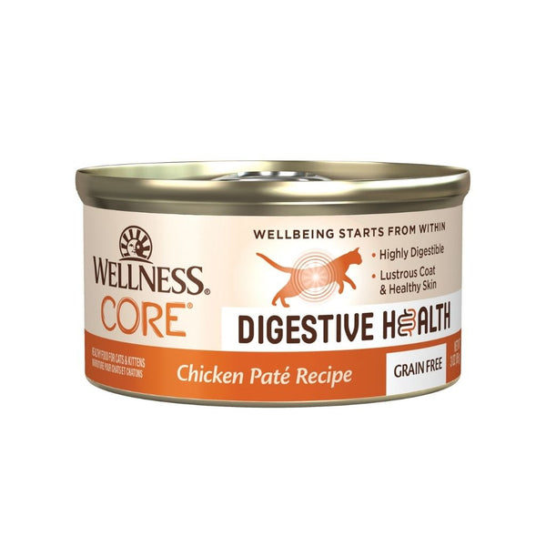 Wellness Core Digestive Health Pate Chicken Wet Cat Food, 85g
