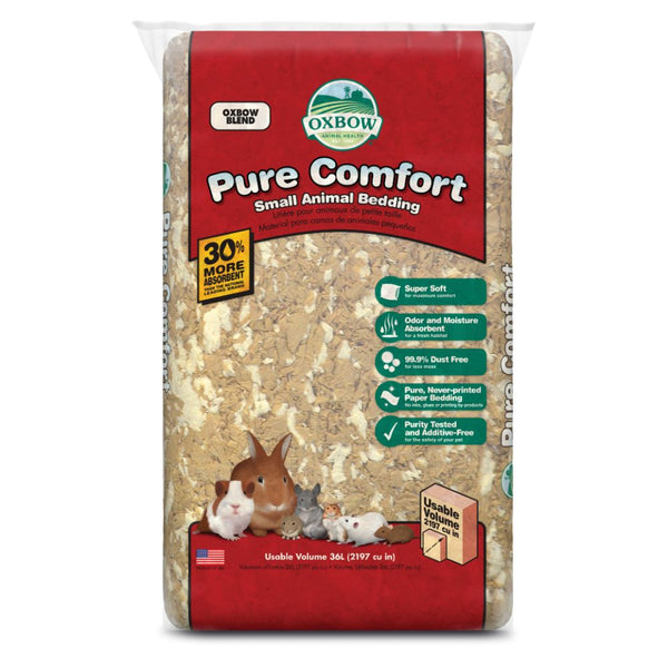 Oxbow Pure Comfort Blend Bedding for Small Animals, 36L