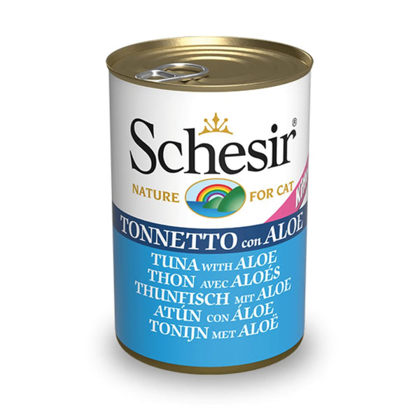 Schesir Kitten Tuna with Aloe Wet Cat Food, 140g