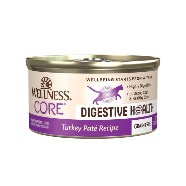Wellness Core Digestive Health Pate Turkey Wet Cat Food, 85g