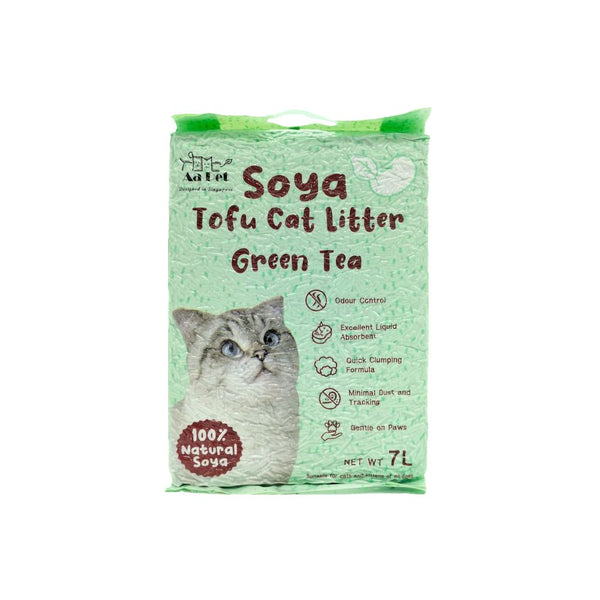 AaPet Green Tea Tofu Cat Litter, 7L