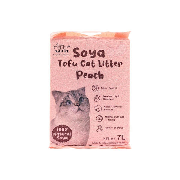 AaPet Peach Tofu Cat Litter, 7L