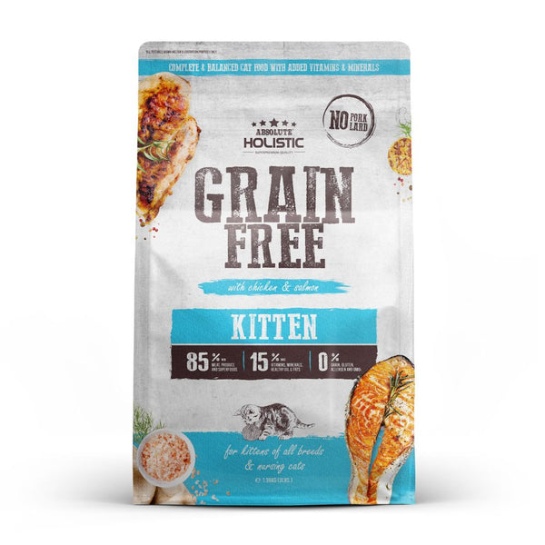 Absolute Holistic Grain-Free Kitten Dry Cat Food (2 Sizes)