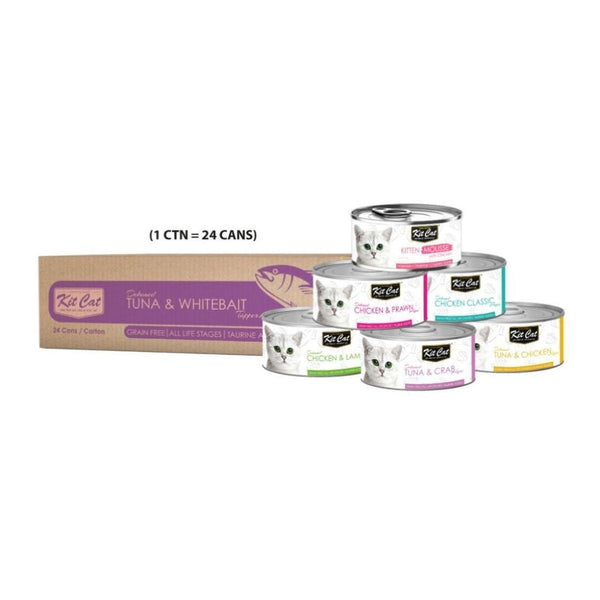 [7 FOR $159] Kit Cat Assorted Jelly Wet Cat Food, 80g x 24