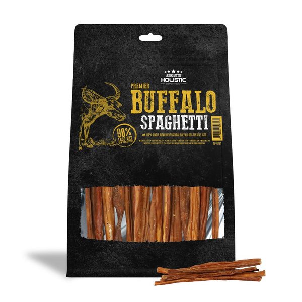 Absolute Holistic Premier Buffalo Spaghetti Jerky Dog Treats (2 Sizes)