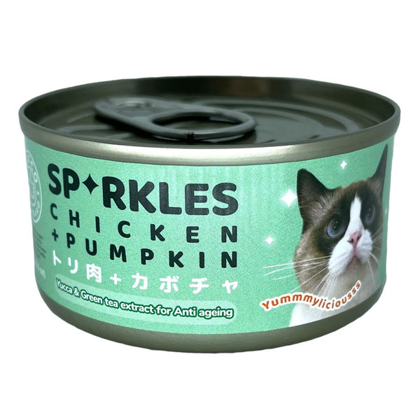 Sparkles Chicken + Pumpkin Wet Cat Food, 70g