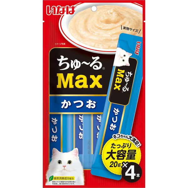 Ciao Churu Max Katsuo Creamy Cat Treats, 20g x 4