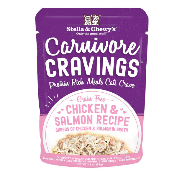 Stella & Chewy's Carnivore Cravings Chicken & Salmon Recipe Wet Cat Food, 2.8 oz