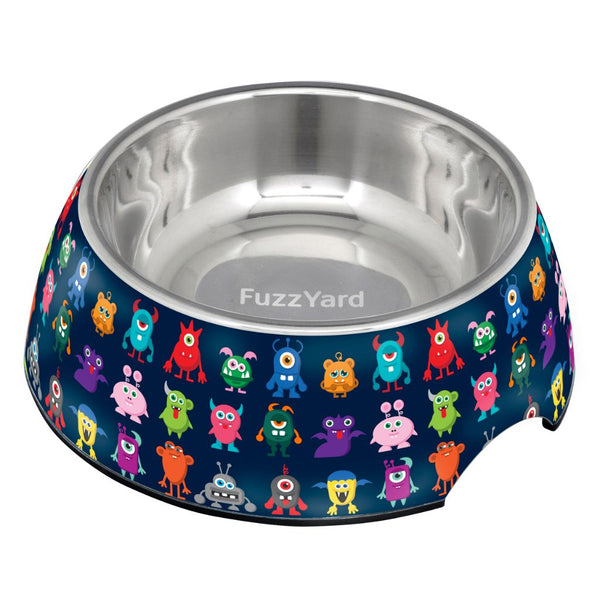 FuzzYard Yard Monsters Easy Feeder Pet Bowl (3 Sizes)