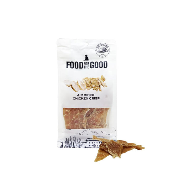 Food For The Good Air-Dried Chicken Crisp Pet Treats, 100g