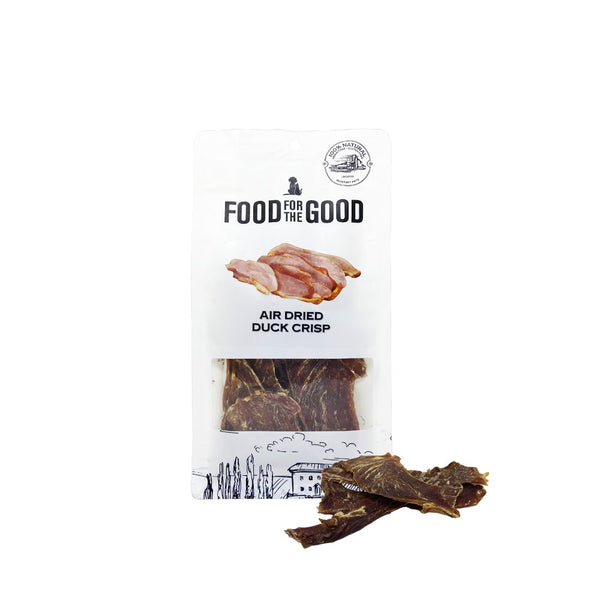 Food For The Good Air-Dried Duck Crisp Pet Treats, 100g