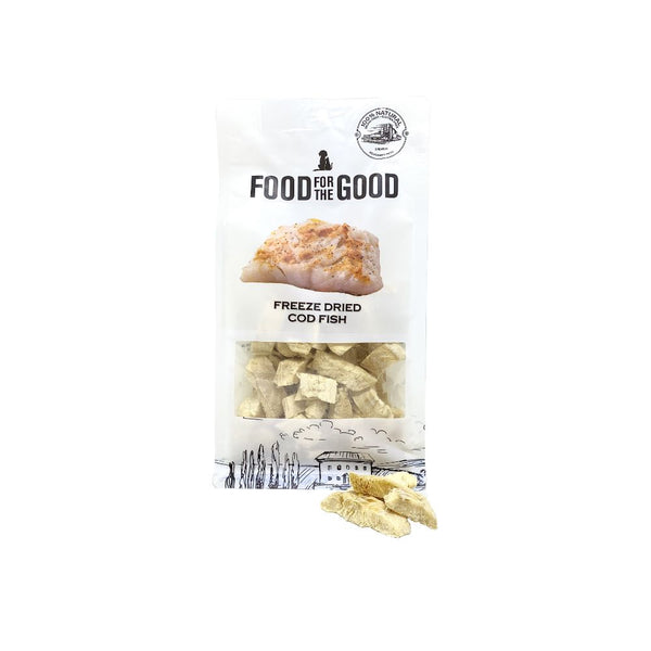 Food For The Good  Freeze Dried Cod Fish Pet Treats, 50g