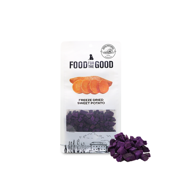 Food For The Good Freeze-Dried Purple Sweet Potato Pet Treats, 100g