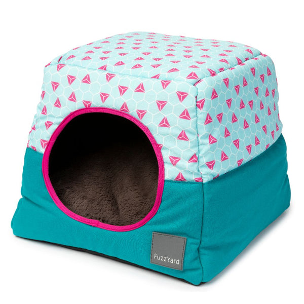 FuzzYard Tahiti 2-Way Cat Cubby Bed