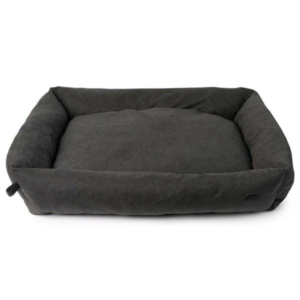 FuzzYard The Lounge Charcoal Pet Bed (3 Sizes)