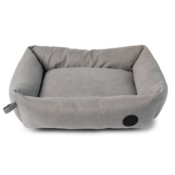 FuzzYard The Lounge Stone Grey Pet Bed (3 Sizes)