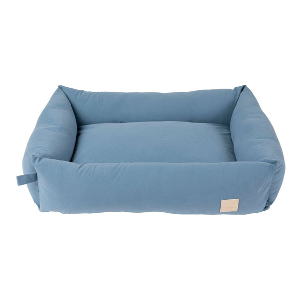 FuzzYard LIFE Premium Lounge French Blue Pet Bed (3 Sizes)