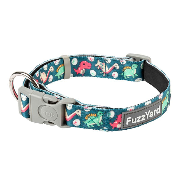 FuzzYard Dinosaur Land Dog Collar (3 Sizes)