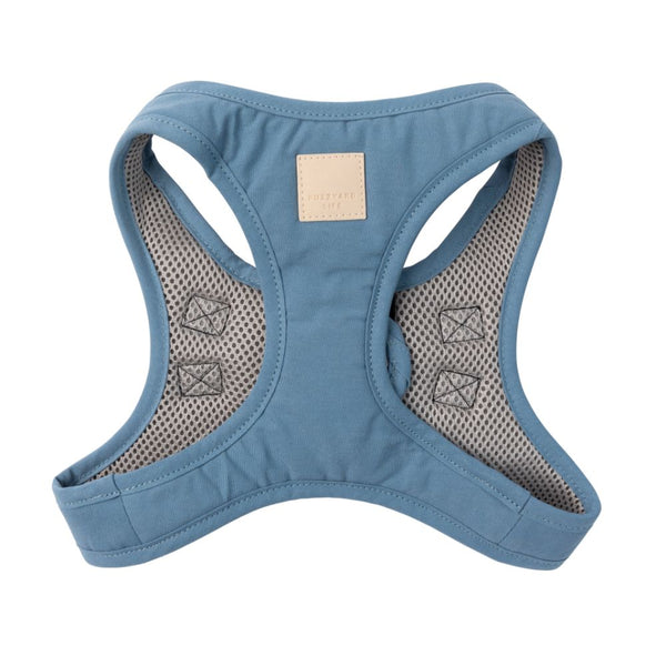 FuzzYard LIFE French Blue Cotton Step-in Harness (6 Sizes)