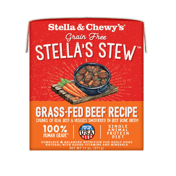 Stella & Chewy's Beef Recipe Stew Grain-Free Wet Dog Food, 11oz
