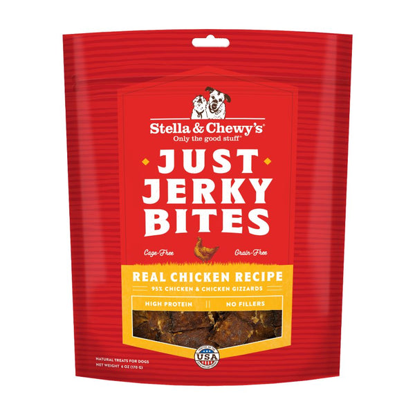 Stella & Chewy's Just Jerkey Bites Chicken Jerky Dog Treats, 6oz